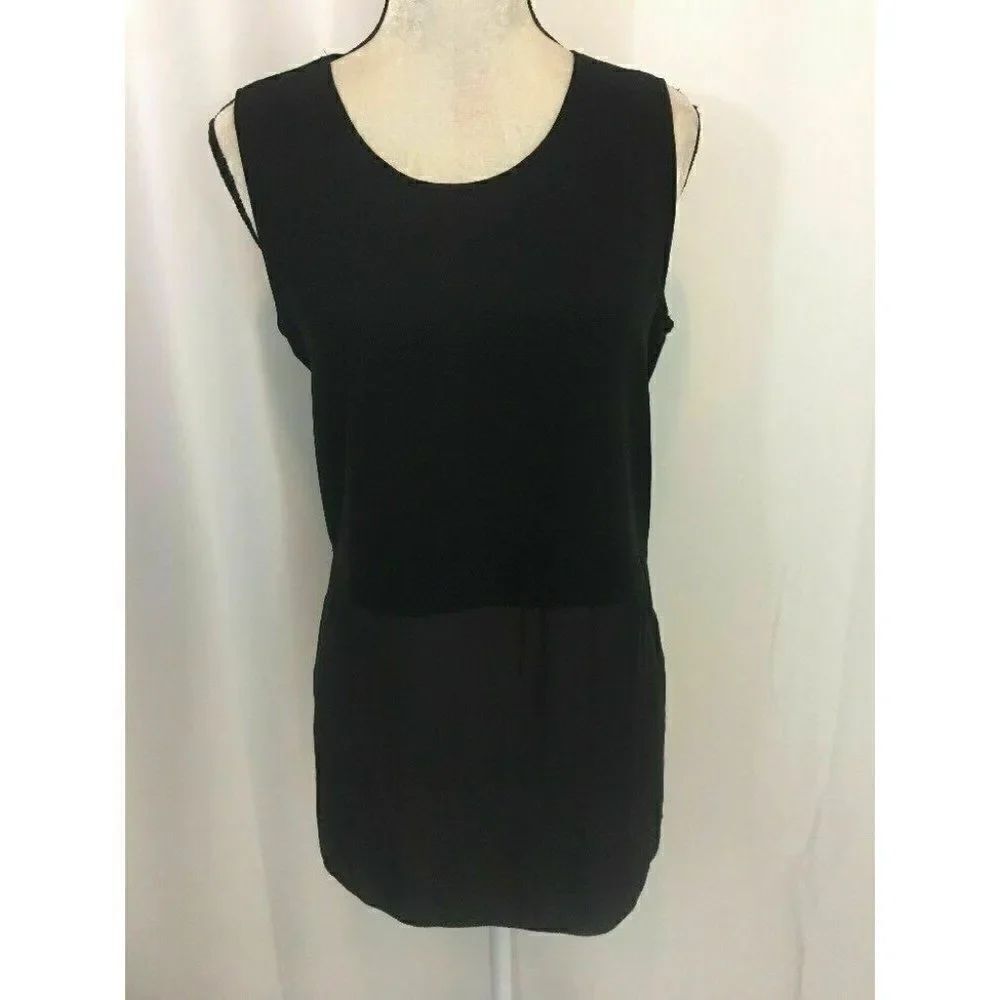 Lola & Sophie New York Scoop Neck silk tank top